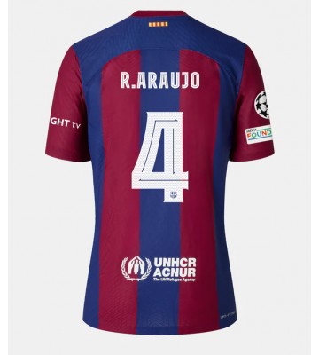 Barcelona Ronald Araujo #4 Hjemmebanetrøje Dame 2023-24 Kort ærmer